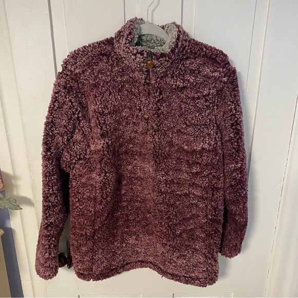 Pink Lily Sherpa pullover - Picture 2 of 7